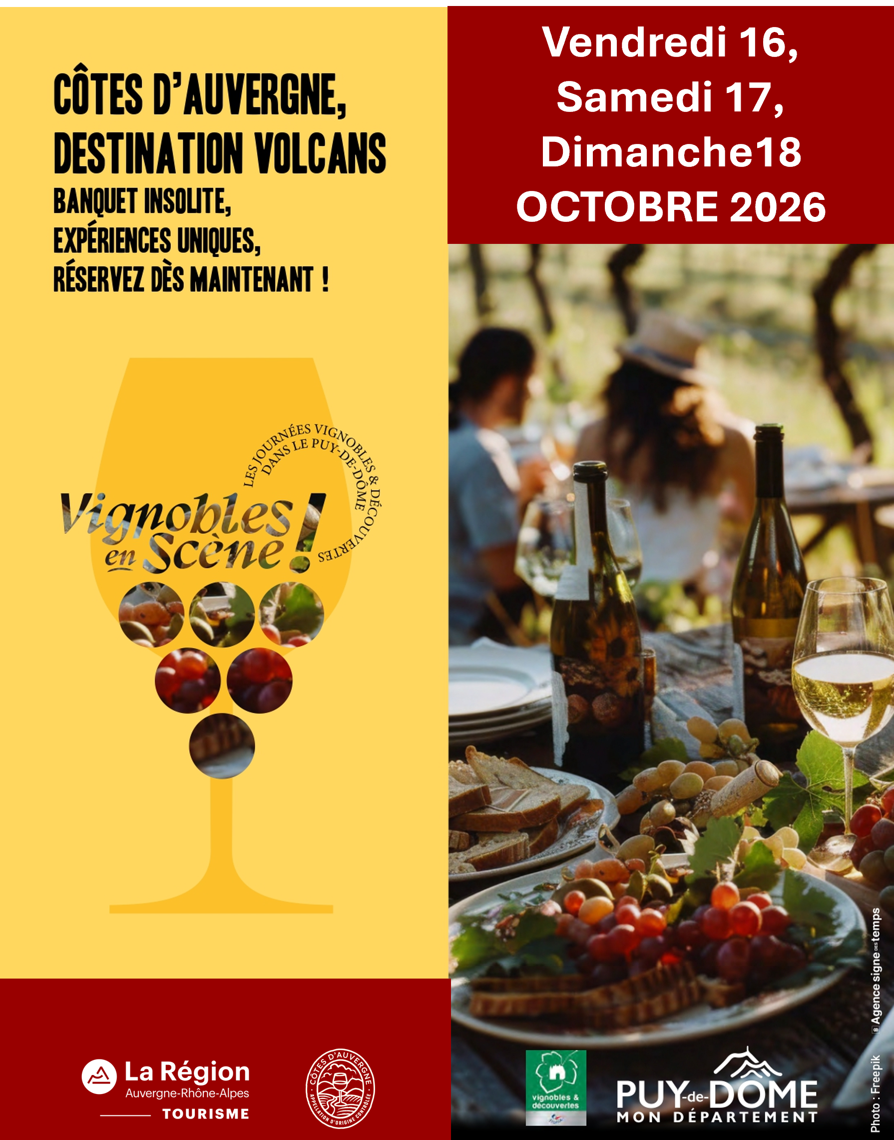 Vignobles en Scène, les Journées Vignobles & Découvertes dans le Puy-de-Dôme